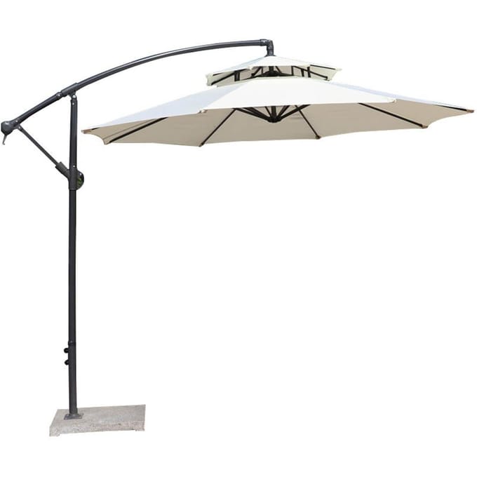 Dubbele Top Zonnescherm Parasoldoek Vervangen Buitenplaats Tuin Parasol Oppervlak Vervangen 3m