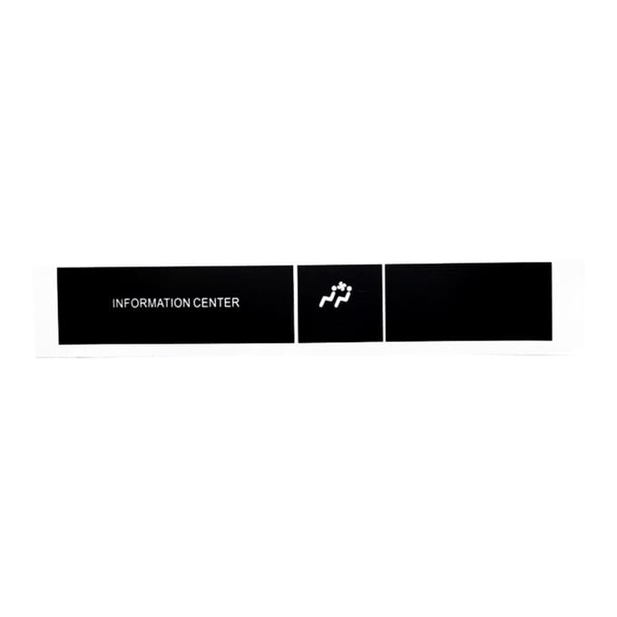 Informatiecentrum Knop Reparatie Stickers Voor Jeep Cherokee Commander 2005-2009 black