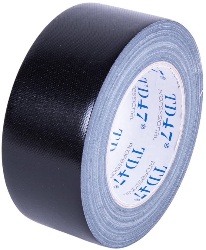 TD47 Professional Gaffa Tape 50mm x 25m Zwart