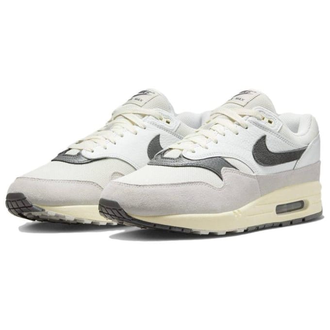 Nike Air Max 1 Light Bone Iron Grey Heren Sneakers Kasjmier Photon-Dust Summit-White HJ3498-007 44 white