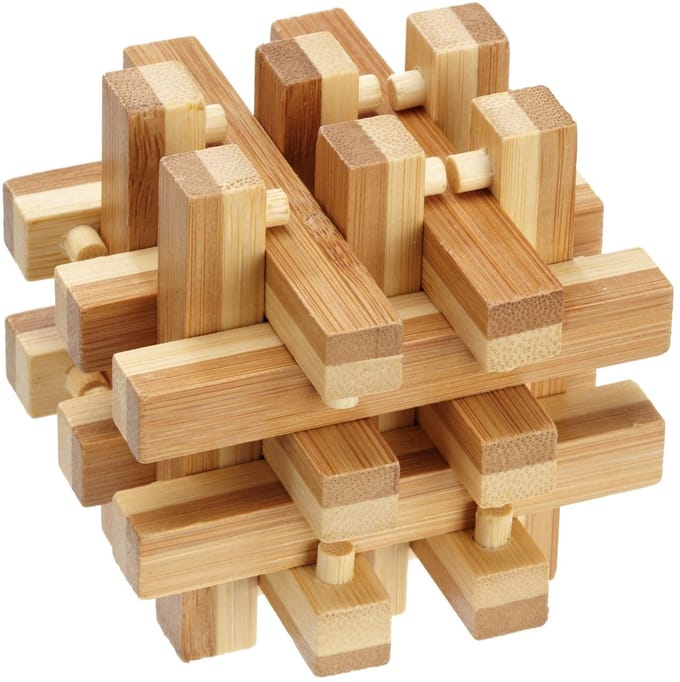 Philos Lock up Puzzel, Bamboe