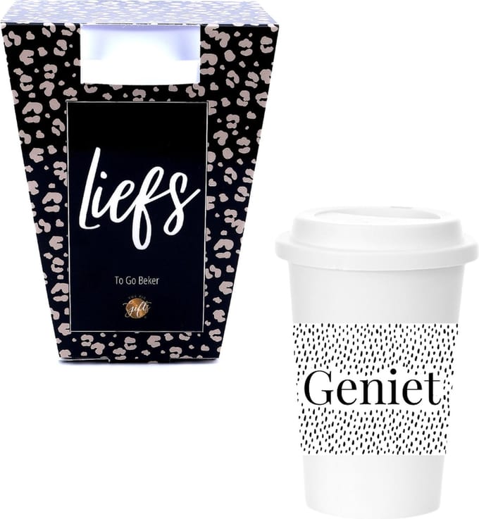 The Big Gifts - herbruikbare To-Go beker - Liefs
