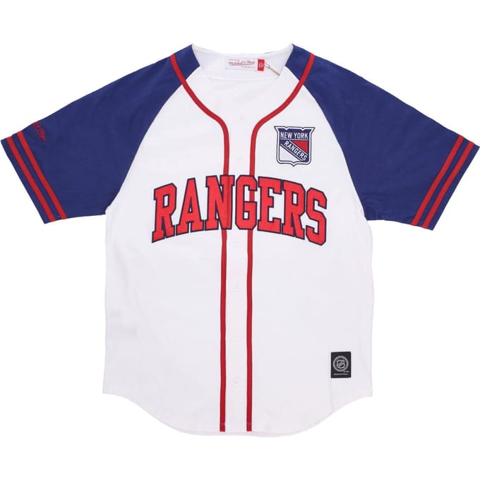 NHL Practice Day-shirt met knoopsluiting voor heren Neyran wit