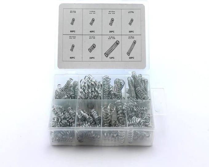 Tooltech Drukveren set - 246 stuks - Diverse maten - Inclusief opbergdoos