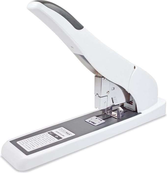 Heavy Duty Nietmachine - 210 Vel Nietcapaciteit - Zacht Wit