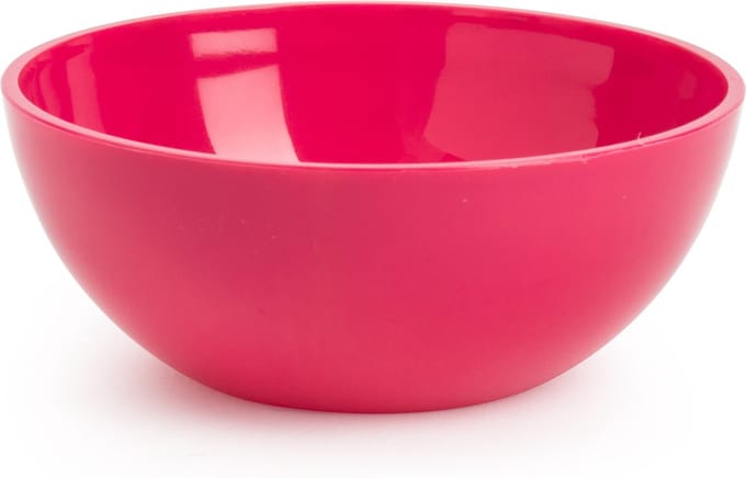 Plasticforte schaaltje/kommetje - fuchsia - kunststof - D12 x H5 cm