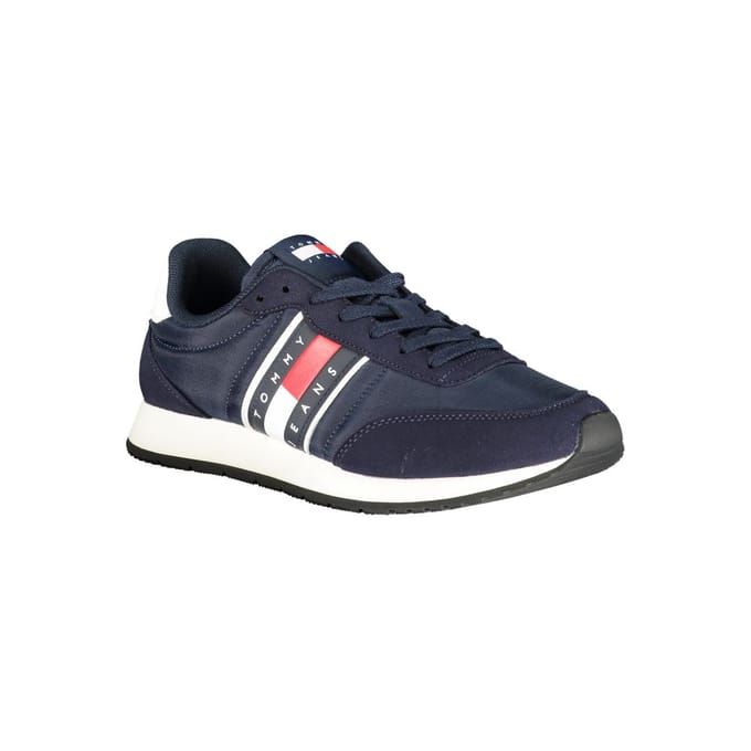 Tommy Hilfiger Blauwe Polyurethaan Heren Sneaker
