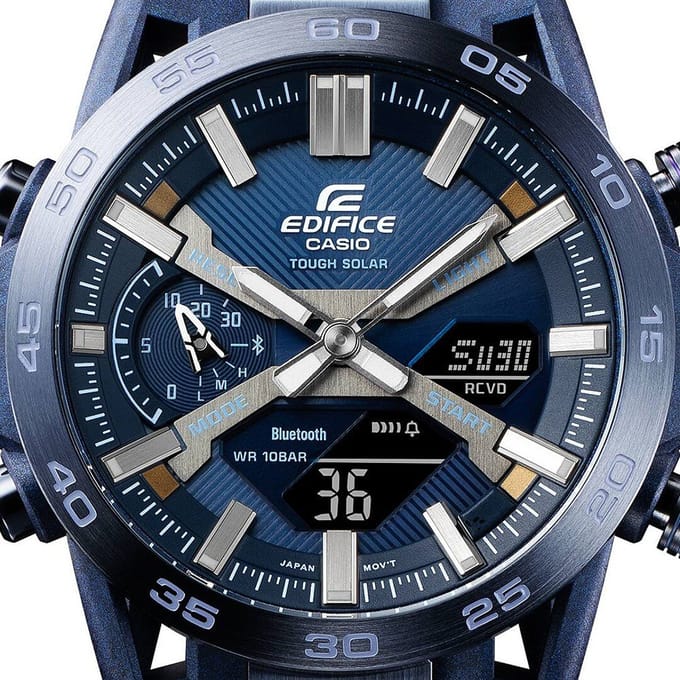 Casio Edifice Bluetooth ECB-2000CB-2A Sospensione - Cool Blue Horloge