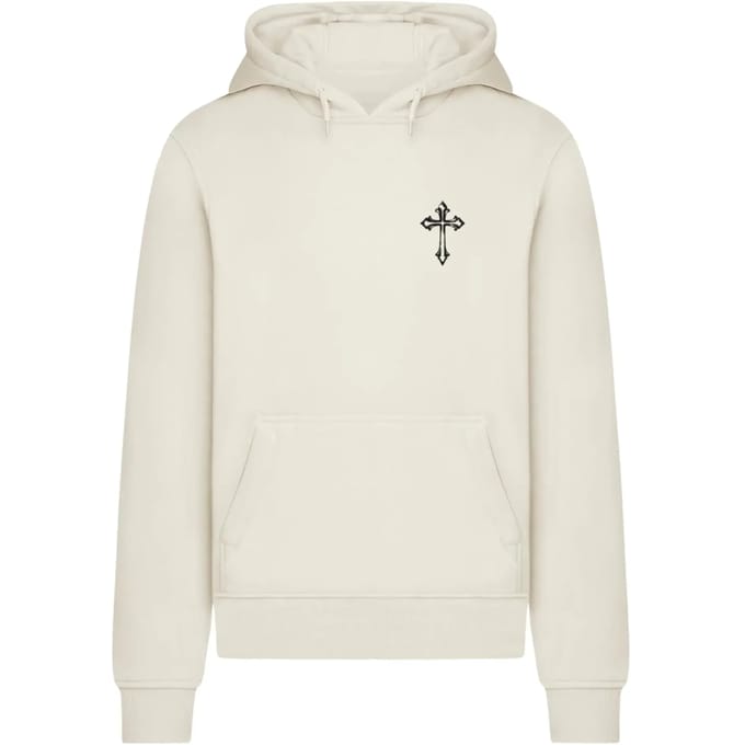 Mister Tee - Holy Cross Hoodie/trui - M - Creme