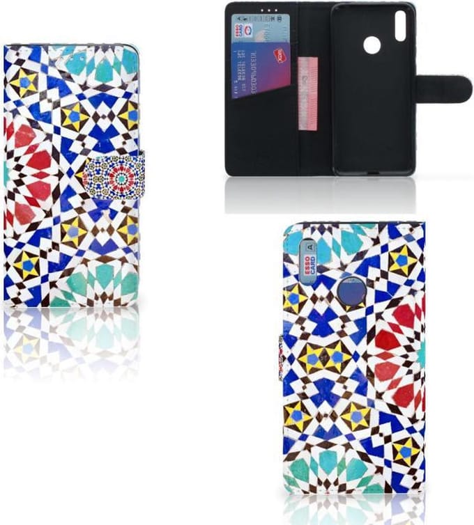 Huawei Y7 (2019) Bookcase Mozaïek