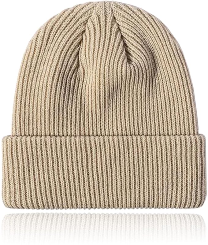 Dames Muts Beanie geribbeld - Khaki