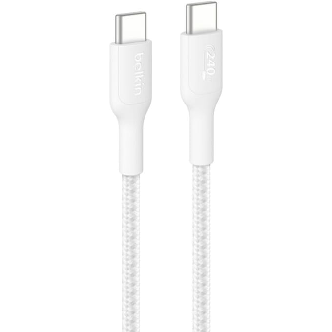 Belkin BOOST↑CHARGE Pro - USB-C naar USB-C Kabel - 2 Meter - 240W - Wit