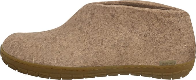 glerups Dames en Heren slippers rubberen zool