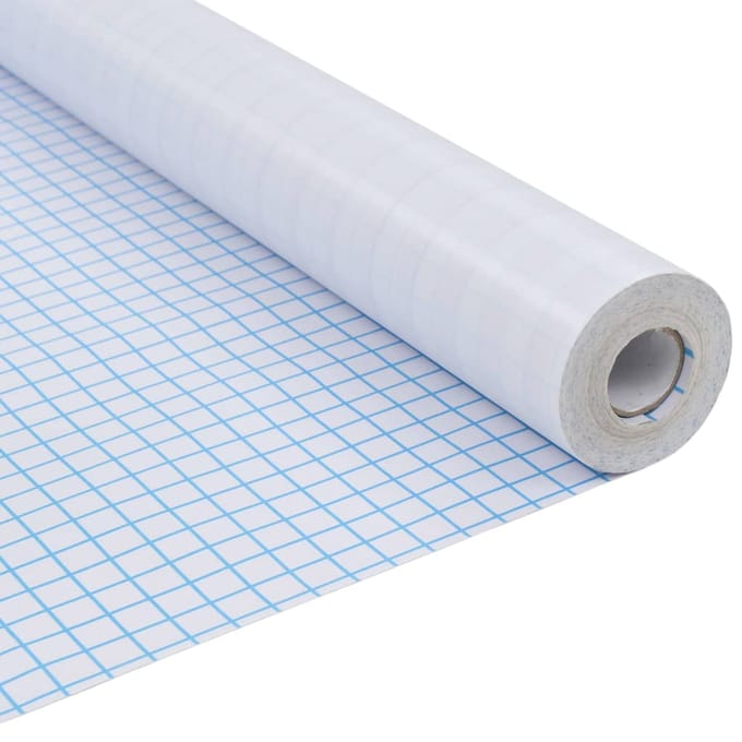 vidaXL - Raamfolie - strepenpatroon - mat - 0,9x10 - m - PVC