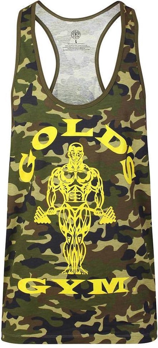 GGVST051 Muscle Joe Camo Stringer Vest - Camo Green - S