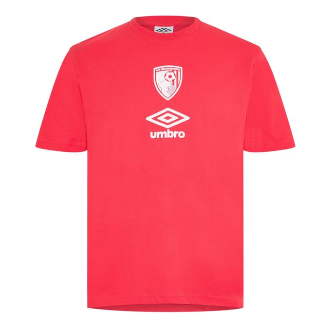 Castore Heren AFC Bournemouth Performance voetbalshirt (Rood)