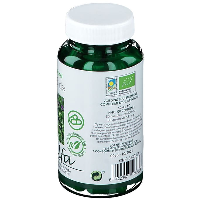 Digestive supplement Soria Natural Alfalfa 80 Units
