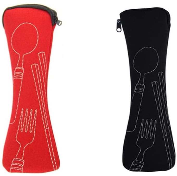 Dailygoody - Bestektas - Draagbare bestekzakken - Neopreen opbergtas
