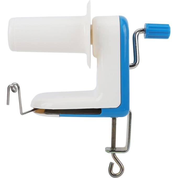 Garenbolwinder Blauw Snel Handbediend Lichtgewicht Compact Afneembaar Ontwerp Plastic Wolwinder white
