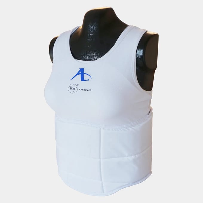 Karate bodyprotector dames Arawaza | WKF | Wit (Maat: XS)