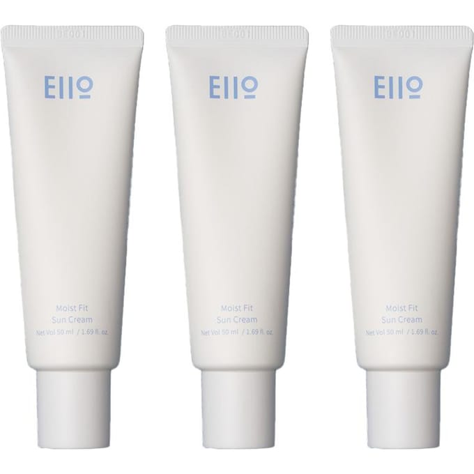 Eiio Moist Fit Crème Solaire SPF 50+/PA++++ 50mL (3 Options) 2PCS white