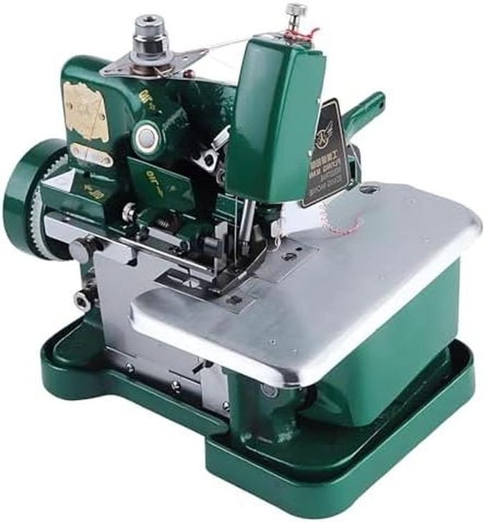 Overlockmachine - Serger - Naden Afwerken - Metalen Frame - 255x210x270 mm - Wit
