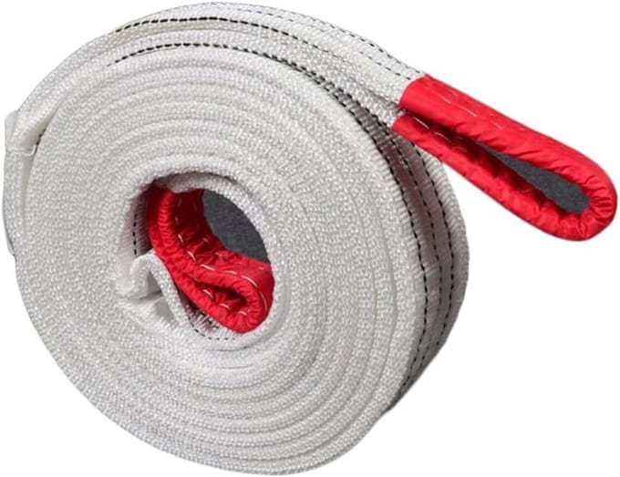 Hijsband Trekband - Lifting Strap - Zware Voorwerpen Verplaatsen - Industriële Polyester Weving - 8 Ton Capaciteit - Oranje