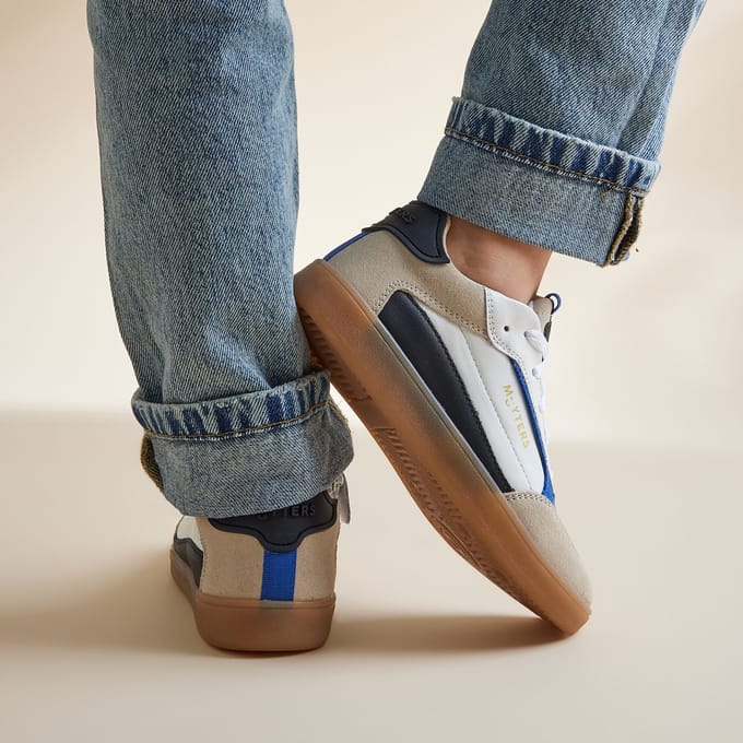Muyters Sneakers wit Leer - Maat 25 - Kinderschoenen