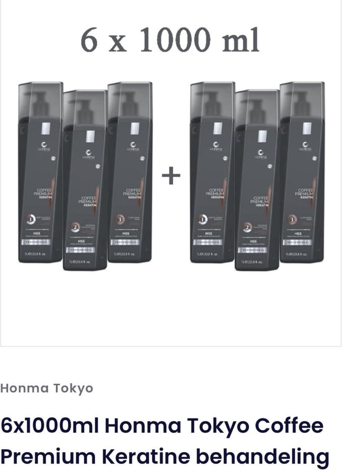 2X Honma Tokyo Keratine Treatment Coffee Premium