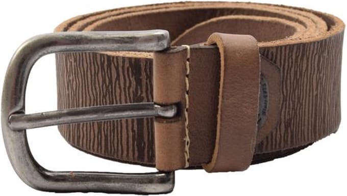 Stijlvolle taupe Kleurige Riem met Laserprint - 4 cm Breed- Lengte 105 cm