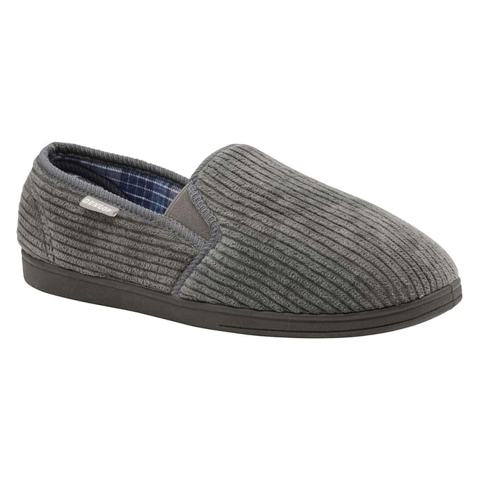 Heren Pantoffels met Tartan Voering en Geheugenfoam