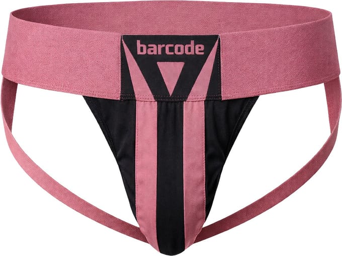 Barcode Berlin Jockstrap Zuri Brownishpurple/Black - MAAT S - Heren Ondergoed - Jockstrap voor Man - Mannen Jock