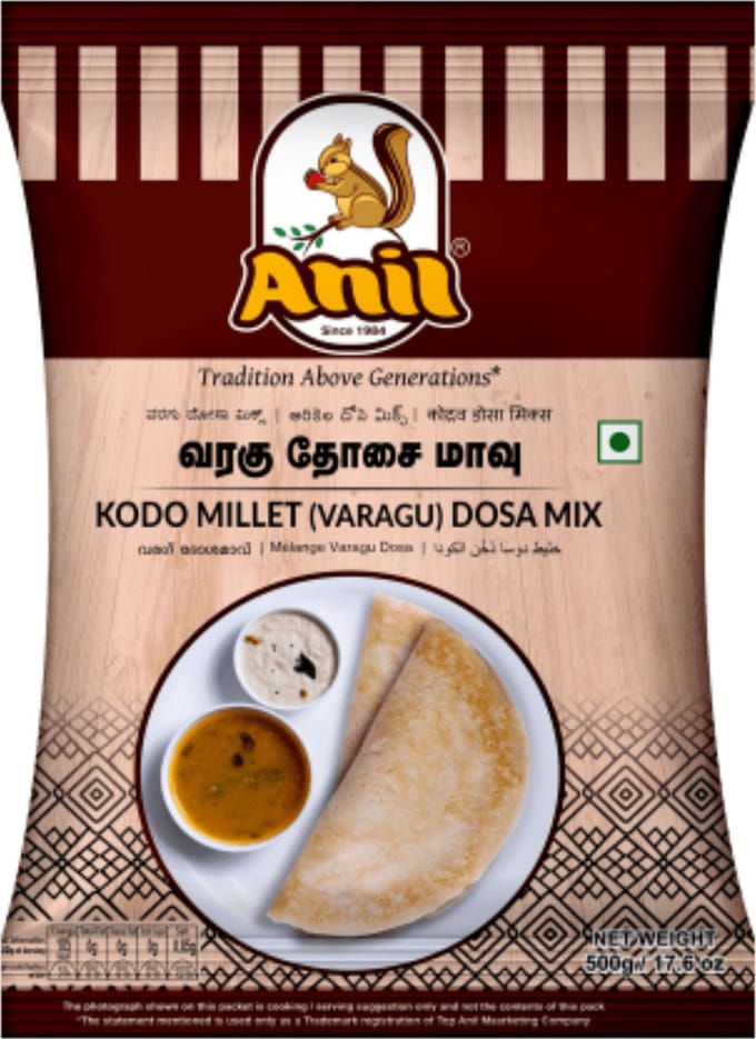 Anil - Kodo Gierst - Varagu Dosa Mix - 3x 500 g