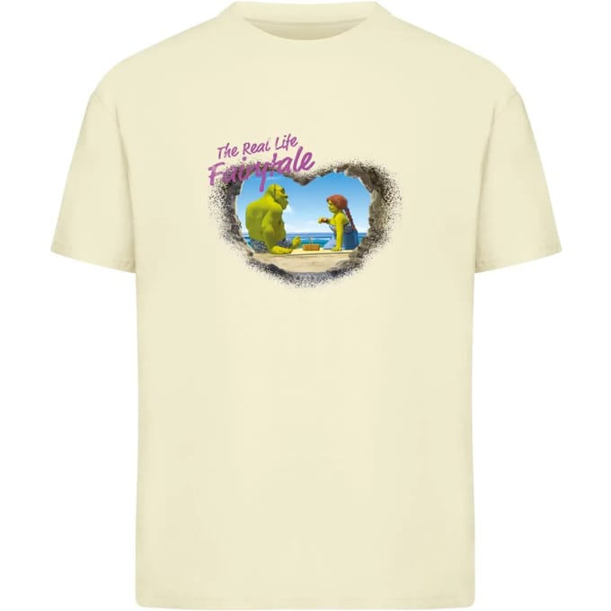 T-shirt dames Merchcode Shrek the real life Fairytale