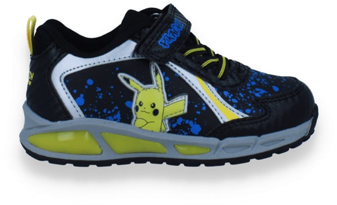 Pokemon Kids Sneaker Met Lichtjes | Zwart | Maat: 30