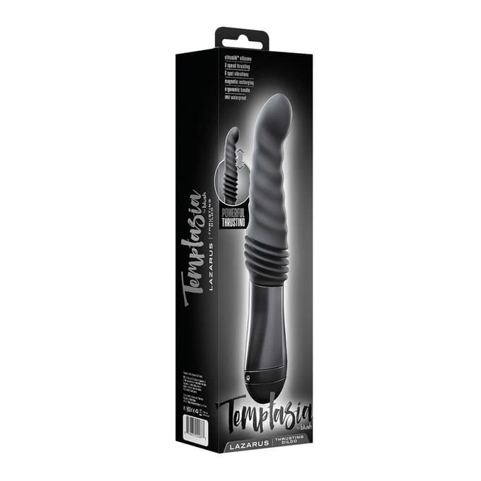 Temptasia - Lazarus Stotende Dildo - Zwart
