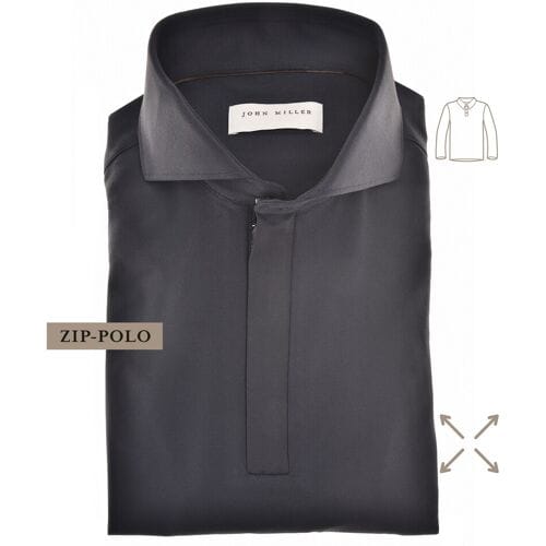 John Miller Plain Hyperstretch Comfort Poloshirt Donker Blauw / male