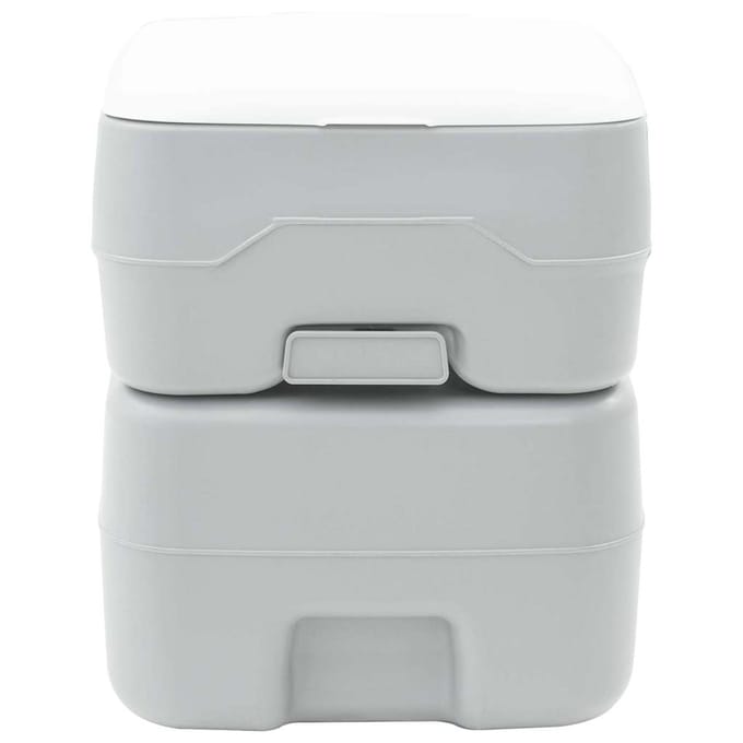 Toilettes de camping Grises 41,5 x 36,5 x 42 cm