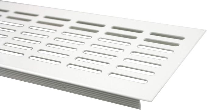 Ronde Ventilatie Rooster 100mm Geperforeerd Aluminium Diverse Maten