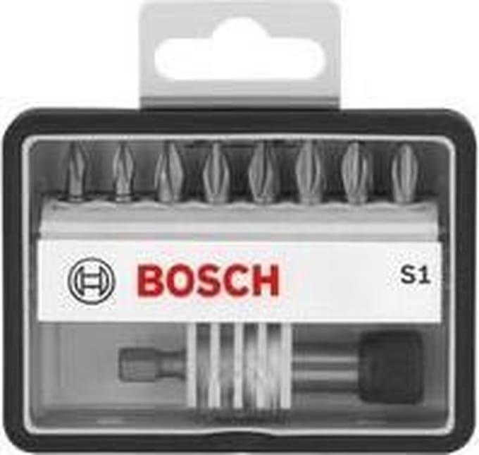 Bosch - 8+1-delige Robust Line bitset S Extra Hard 25 mm, 8+1-delig
