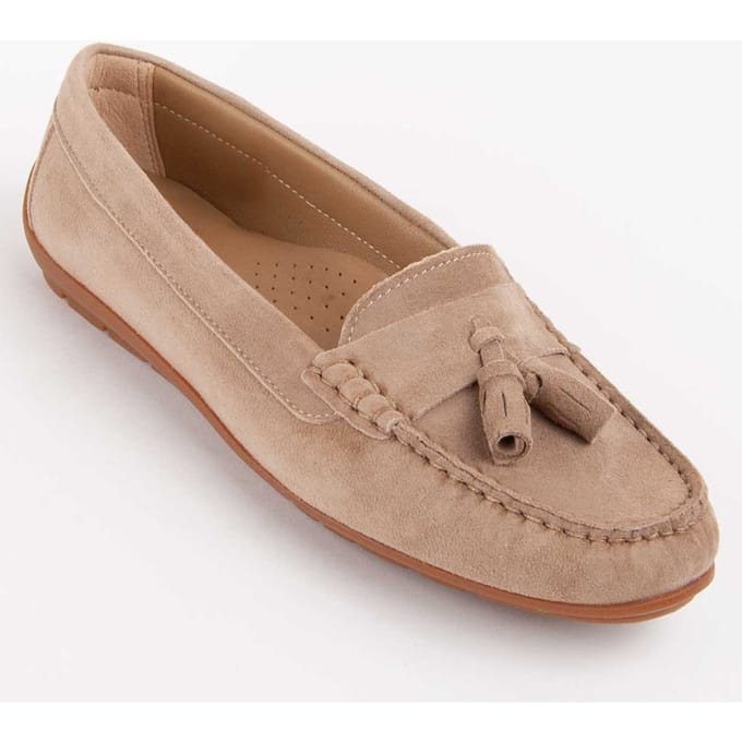 Mocasín De Piel Para Mujer. Purapiel Meilis3 103043 38 beige