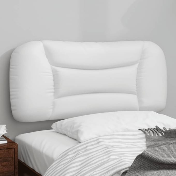 vidaXL - Hoofdbordkussen - "Hvar" - 80 - cm - kunstleer - wit