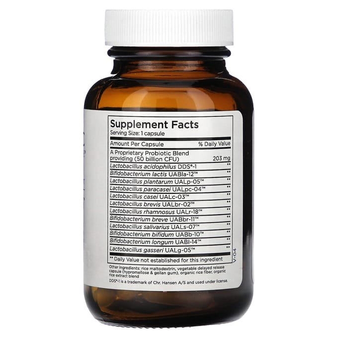 Metabolic Maintenance, BioMainterance, probiotique stable à température ambiante, 60 capsules