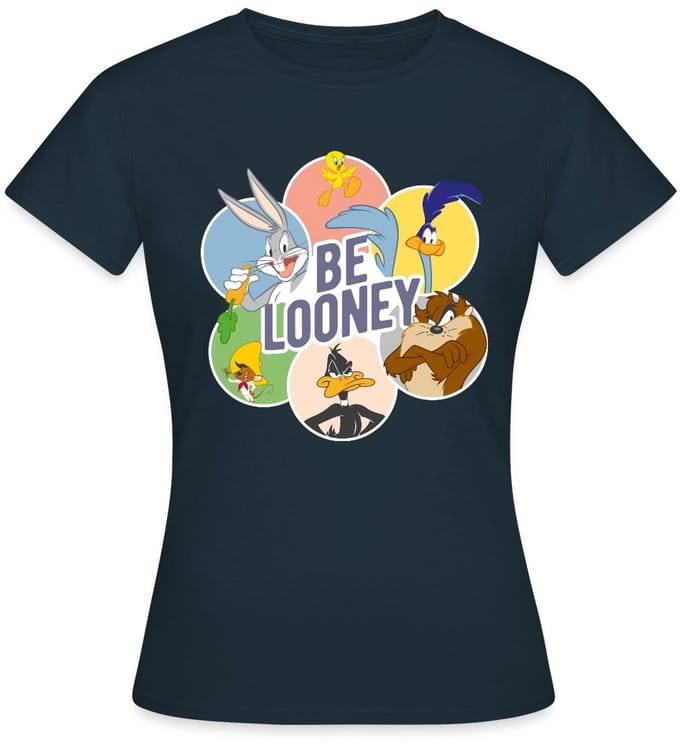 Looney Tunes Kaarakters Be Looney T-Shirt Dames