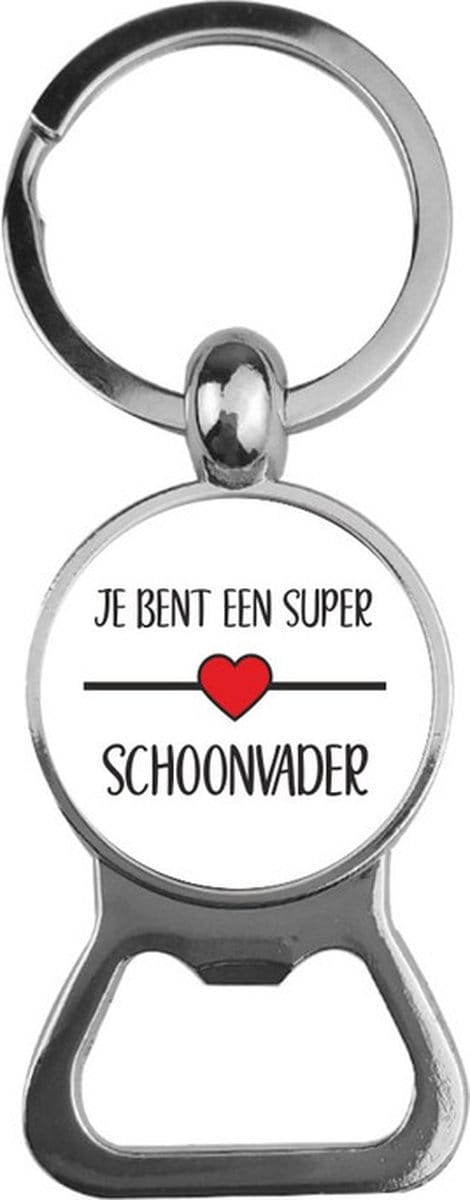 Bieropener Glas - Je Bent Een Super Schoonvader