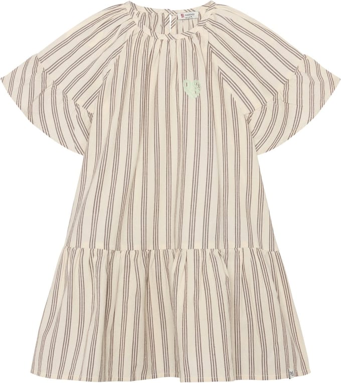 Noppies Jurk stripe - Bone White - Maat 98