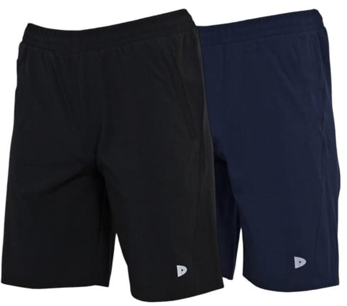 2-Pack Donnay - Sportshort (Graig) - korte broek - Heren - Black/Navy (919) - maat S