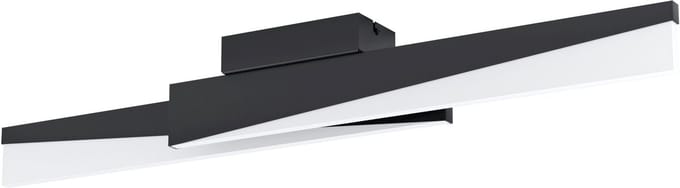 EGLO Isidro Plafondlamp - LED - 86 cm - Zwart