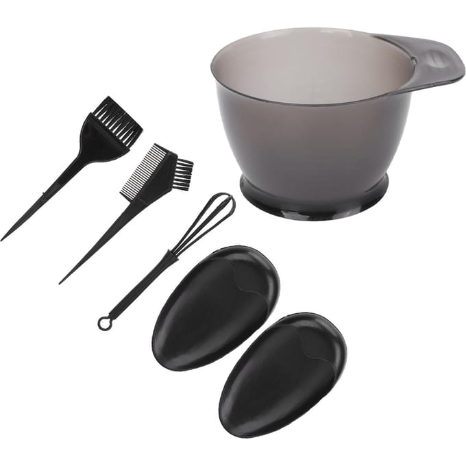 5 STUKS Professionele Salon Haarkleurset Haarverf Kwast Kom Kam Haarkleurtools Set gray