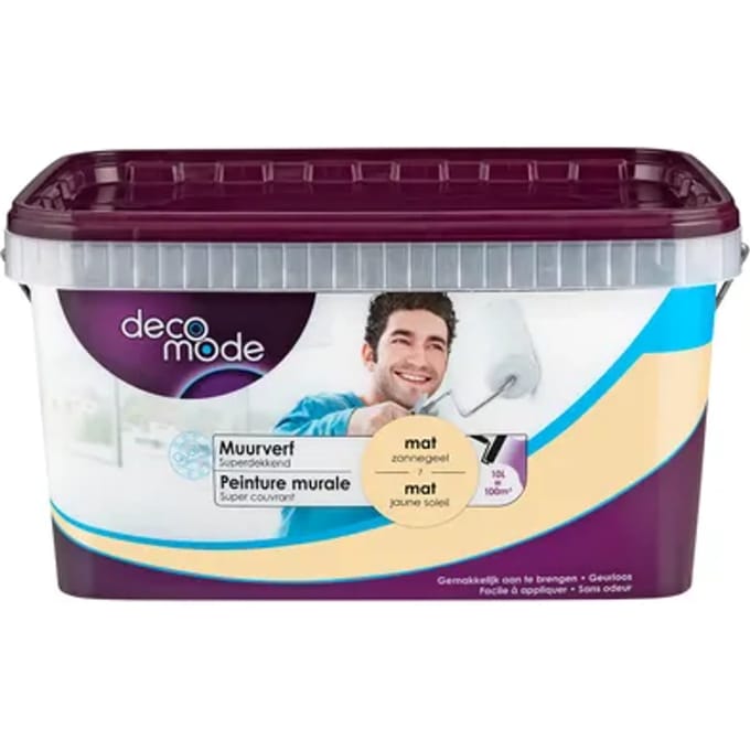 Decomode Muurverf - Mat - Zonnegeel - 10l